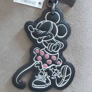 NWT Coach Disney- Minnie Mouse Keychain/Bag Charm